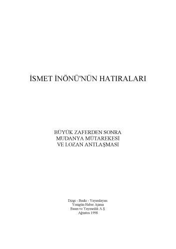 ﻿خاطرات عصمت اینونو