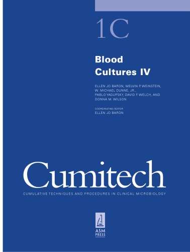 ﻿Cumitech 1C: Blood Cultures IV