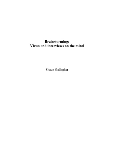 ﻿طوفان فکری: دیدگاه ها و مصاحبه ها در ذهن