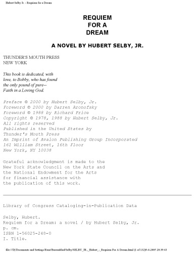 ﻿مرثیه ای برای یک رویا