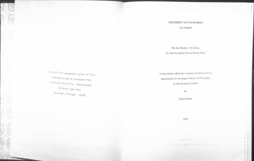 ﻿عروسی دختر خورشید: افسانه غروب آفتاب هندواروپایی طلوع آفتاب شریل استیتز