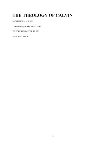 ﻿الهیات کالوین