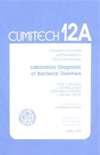 ﻿Cumitech 12A: تشخیص آزمایشگاهی اسهال باکتریایی