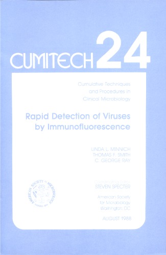 ﻿Cumitech 24: تشخیص سریع ویروس ها توسط ایمونوفلورسانس