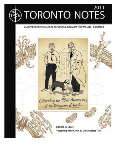 ﻿یادداشت های تورنتو برای دانشجویان پزشکی 2011