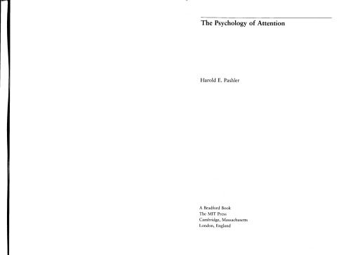 ﻿روانشناسی توجه (کتاب های برادفورد)