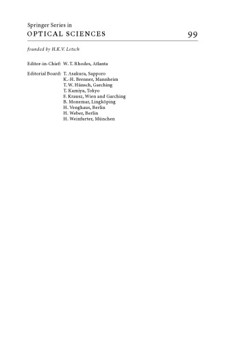 ﻿میکروسکوپ تونل سازی تک چرخه و میکروسکوپ تونل سازی اسکن نوری: مسیر به فن آوری femtosecond Ångstrom (سری Springer در علوم نوری) (v. 99)