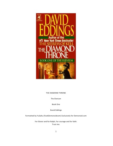 ﻿The Diamond Throne: Book One of the Elenium