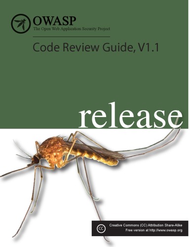 ﻿راهنمای بازبینی کد پروژه امنیتی برنامه وب باز (OWASP)، نسخه 1.1