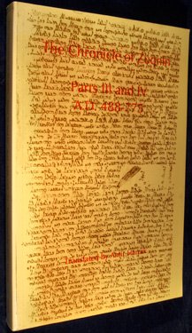 ﻿تواریخ زقنین، جزء سوم و چهارم: 488-775 م.: ترجمه از سریانی با یادداشت ها و مقدمه، جزء 488-775.