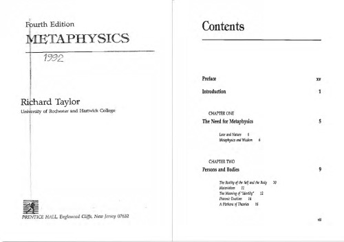 ﻿متافیزیک (ویرایش چهارم)