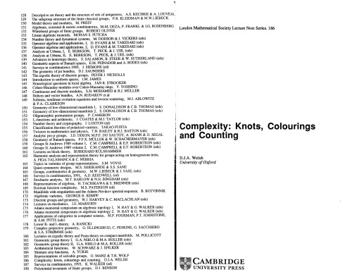 ﻿پیچیدگی: گره ها ، رنگ آمیزی ها و شمارش ها
