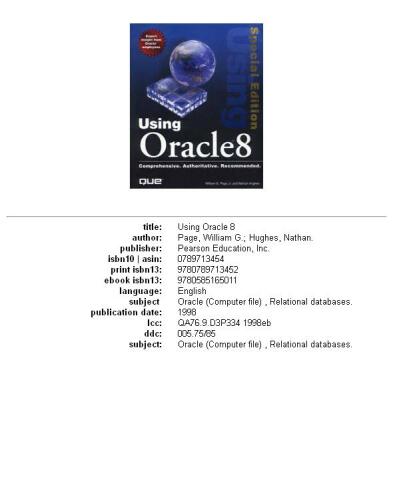 ﻿استفاده از اوراکل 8