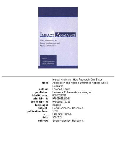 ﻿تجزیه و تحلیل تأثیر: چگونه تحقیق می تواند وارد برنامه شود و تفاوت ایجاد کند