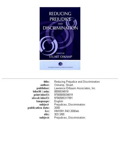 ﻿کاهش تعصب و تبعیض