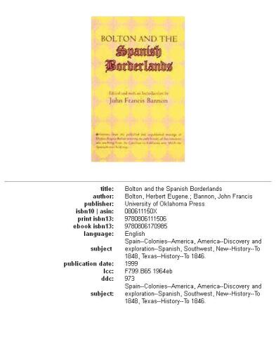 ﻿بولتون و سرزمین های مرزی اسپانیا