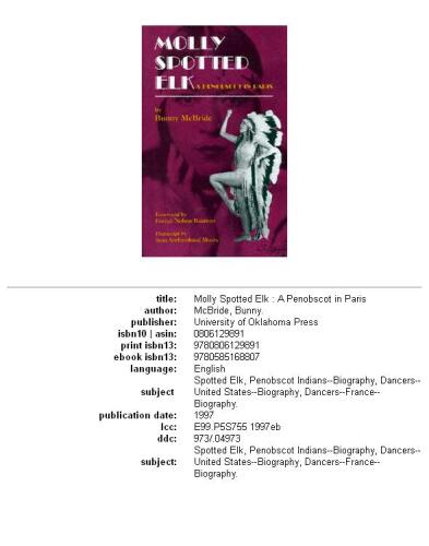 ﻿مولی خالدار الک: پنوبسکوت در پاریس