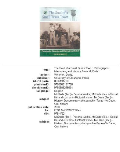 ﻿روح یک شهر کوچک تگزاس: عکس‌ها، خاطرات و تاریخ مک‌دید