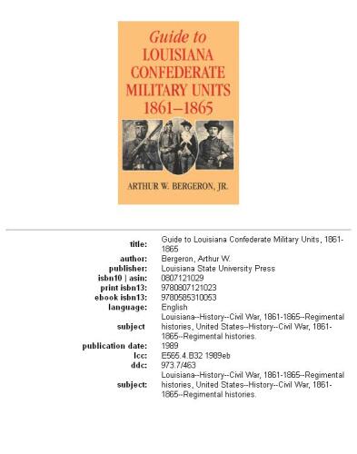 ﻿راهنمای ارتش کنفدراسیون لوئیزیانا