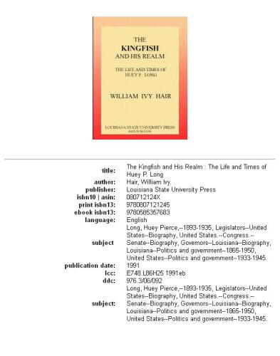 ﻿شاه ماهی و قلمرو او: زندگی و زمانه هوی پی لانگ