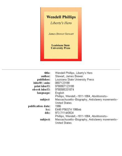 ﻿وندل فیلیپس: قهرمان آزادی