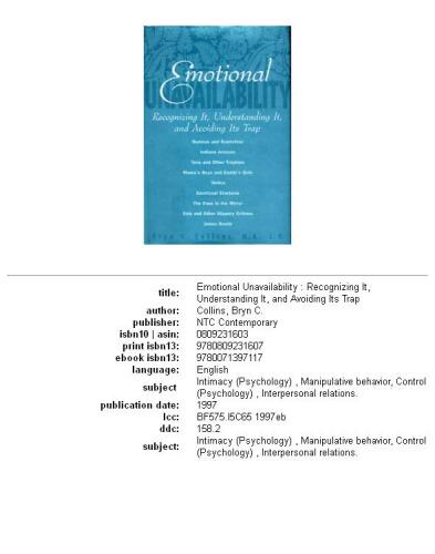 ﻿در دسترس نبودن عاطفی: شناخت آن، درک آن و اجتناب از دام آن
