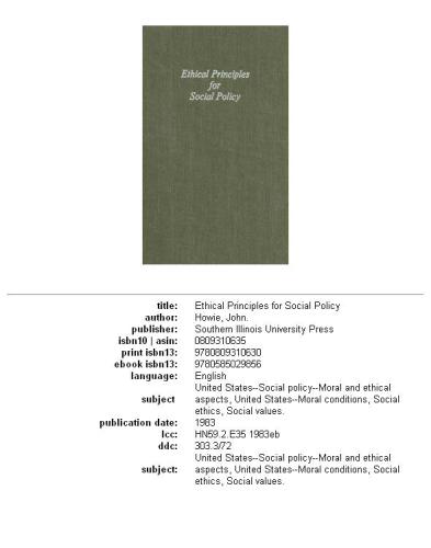 ﻿اصول اخلاقی برای سیاست اجتماعی