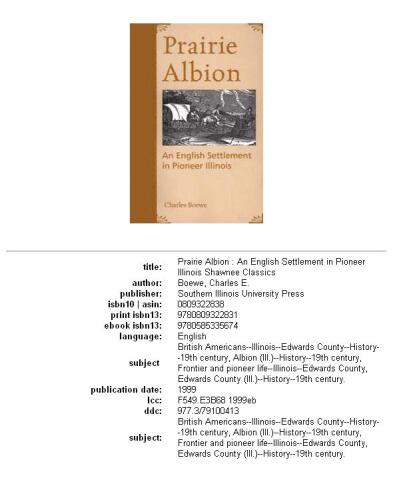 ﻿Prairie Albion: یک سکونتگاه انگلیسی در ایلینوی پیشگام