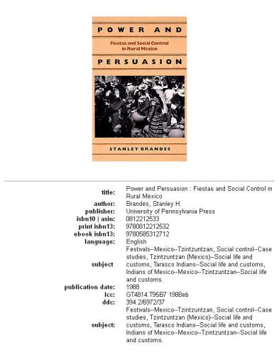 ﻿قدرت و متقاعدسازی: جشن ها و کنترل اجتماعی در روستاهای مکزیک