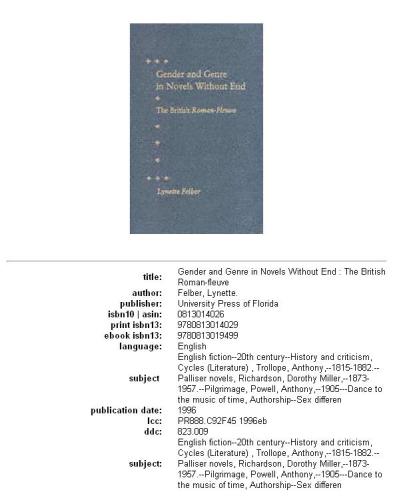 ﻿جنسیت و ژانر در رمان های بی پایان: روم فلوو بریتانیا