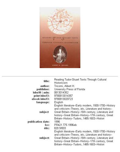 ﻿خواندن متون تودور-استوارت از طریق تاریخ گرایی فرهنگی