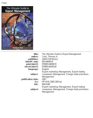 ﻿راهنمای نهایی مدیریت صادرات