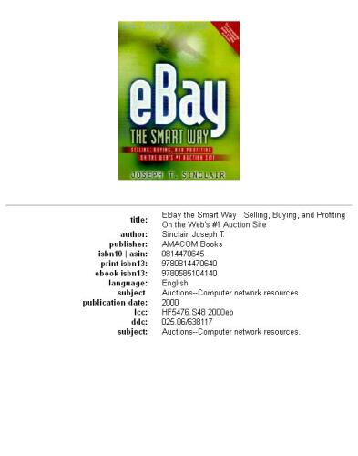 ﻿راه هوشمند eBay: فروش، خرید و سود در سایت حراج شماره 1 وب