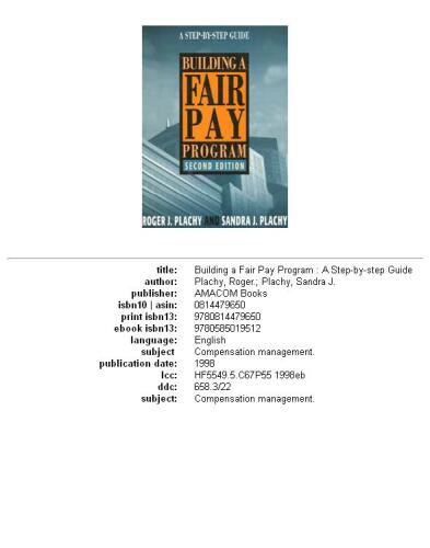 ﻿ایجاد یک برنامه پرداخت منصفانه: راهنمای گام به گام