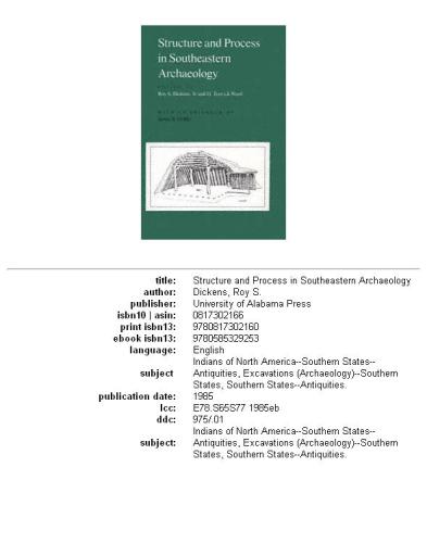 ﻿ساختار و فرآیند در باستان شناسی جنوب شرقی