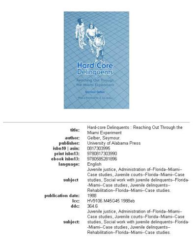 ﻿بزهکاران سرسخت: دستیابی از طریق آزمایش میامی