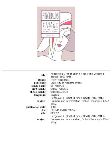 ﻿هنر فیتزجرالد در داستان کوتاه: داستان های گردآوری شده، 1920-1935