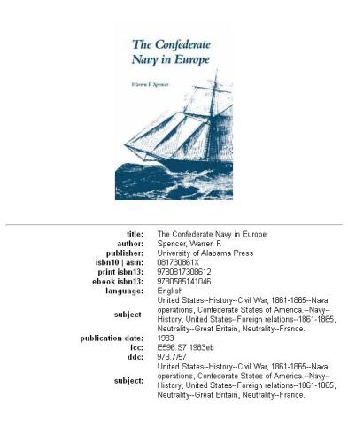 ﻿نیروی دریایی کنفدراسیون در اروپا