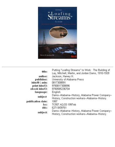 ﻿به کار انداختن «جریان‌های آب آشامیدنی»: ساختمان سدهای لی، میچل، مارتین و جردن، 1910-1929