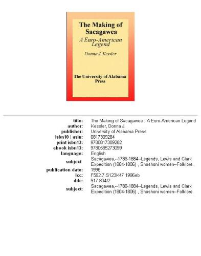 ﻿ساخت ساکاگاویا: افسانه اروپایی-آمریکایی