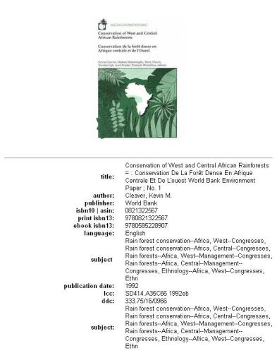 ﻿حفاظت از جنگل های متراکم در آفریقای مرکزی و غربی