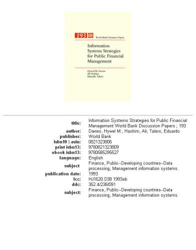 ﻿استراتژی های سیستم های اطلاعاتی برای مدیریت مالی عمومی