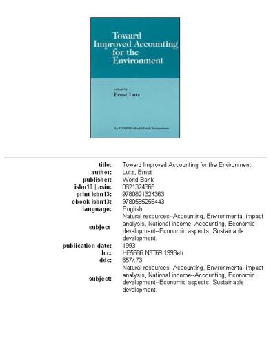 ﻿به سوی بهبود حسابداری برای محیط زیست