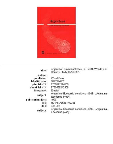 ﻿آرژانتین: از ورشکستگی تا رشد