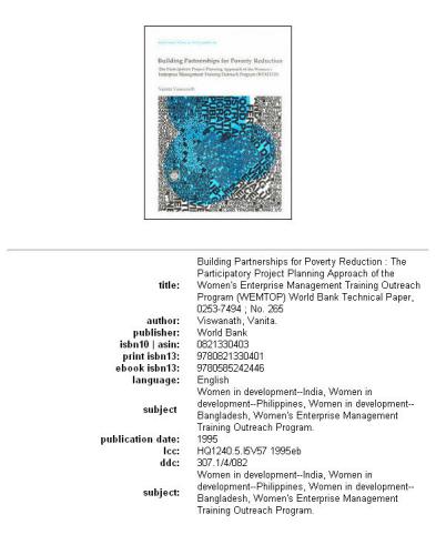 ﻿ایجاد مشارکت برای کاهش فقر: رویکرد برنامه ریزی پروژه مشارکتی برنامه توسعه آموزش مدیریت سازمان زنان (WEMTOP)