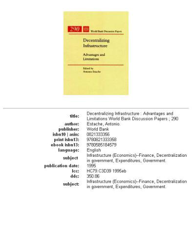 ﻿عدم تمرکز زیرساخت: مزایا و محدودیت‌ها، بخش‌های 63-290