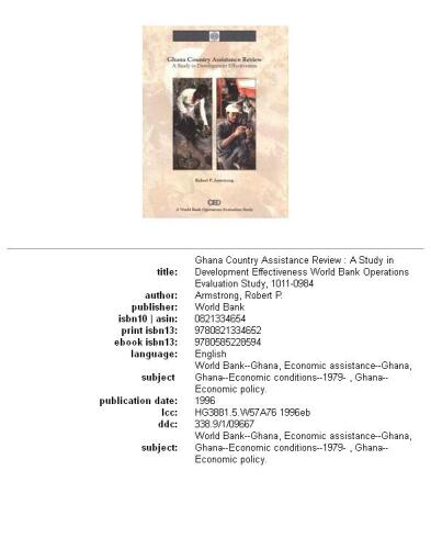 ﻿بررسی کمک کشور غنا: مطالعه ای در مورد اثربخشی توسعه