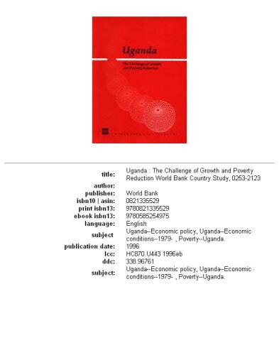 ﻿اوگاندا: چالش رشد و کاهش فقر