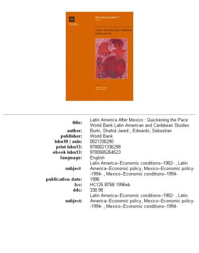 ﻿آمریکای لاتین پس از مکزیک: تسریع سرعت