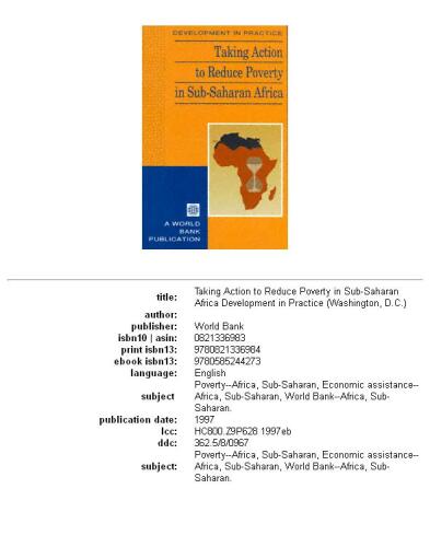 ﻿اقدام برای کاهش فقر در جنوب صحرای آفریقا